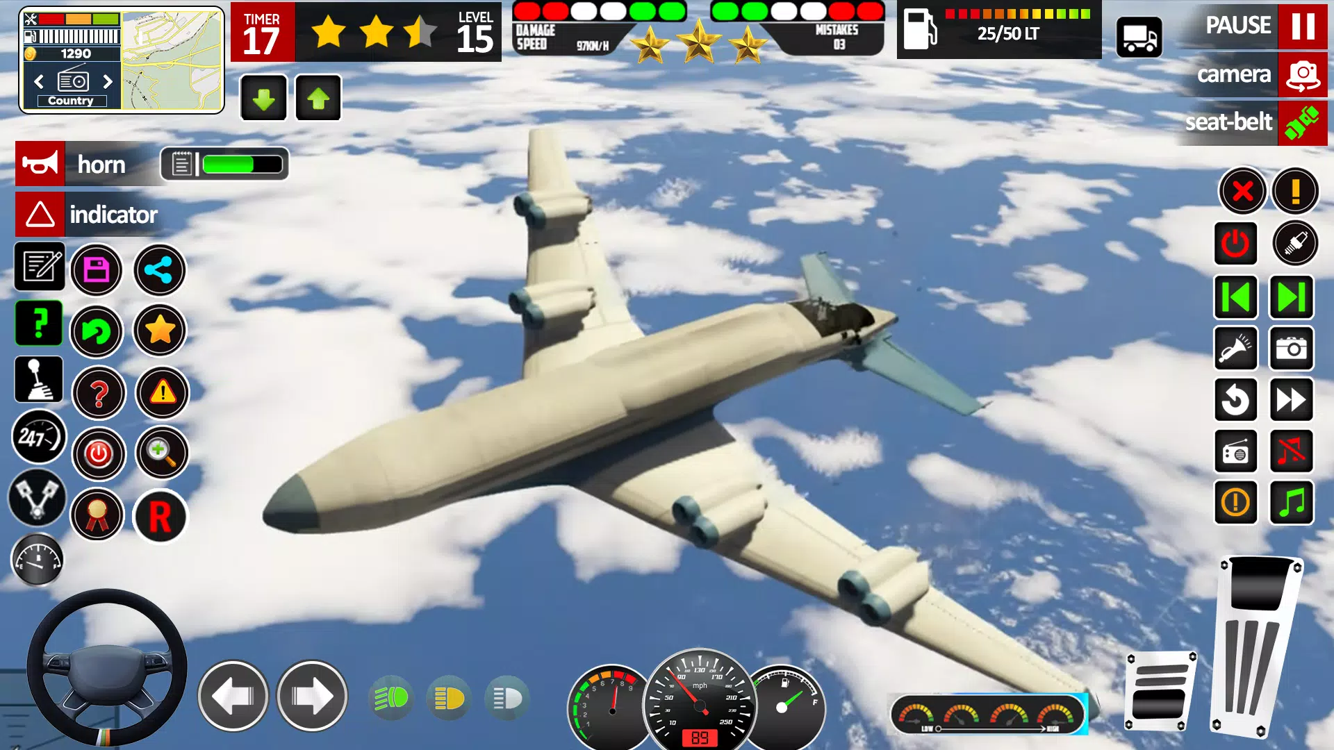 Plane Game Flight Simulator 3d Ekran Görüntüsü 2