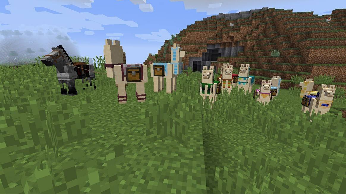 lama's in Minecraft