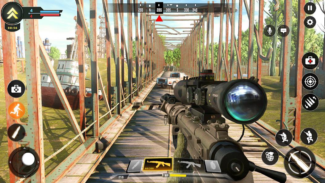 Sniper Game: Shooting Gun Game Mod 螢幕截圖 0