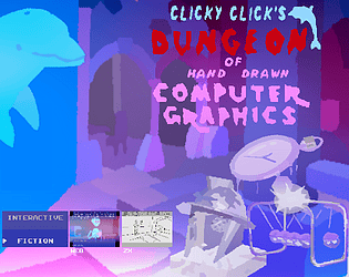 clicky clicks dungeon of hand drawn computer graphics