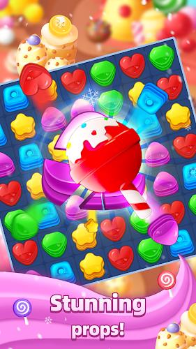 Sweet Candy Cat Puzzle Game स्क्रीनशॉट 1