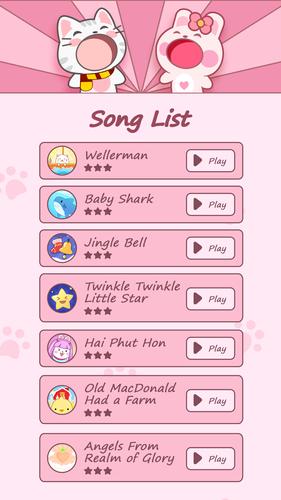 Duet Friends: Cute Music Games Captura de pantalla 1