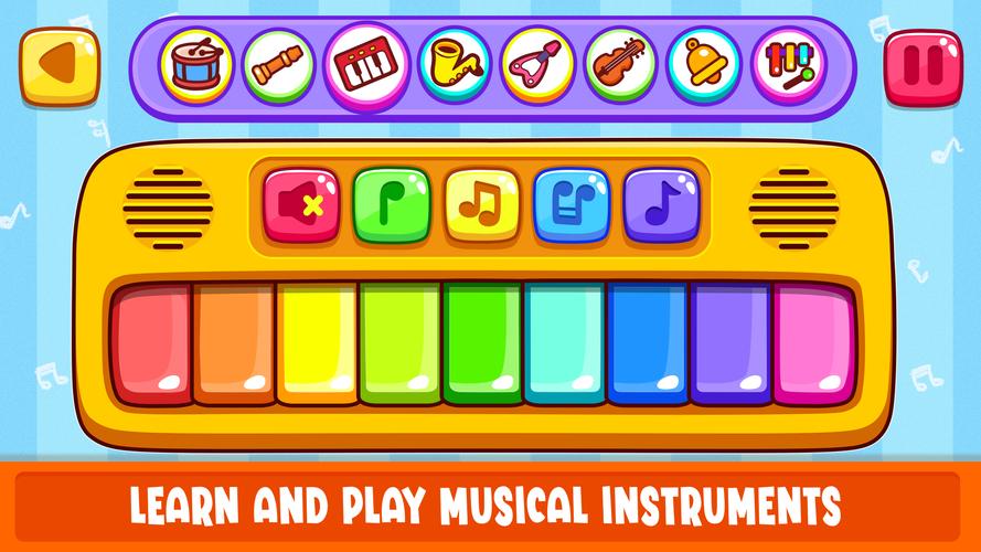 Piano Kids Toddler Music Games Screenshot 0