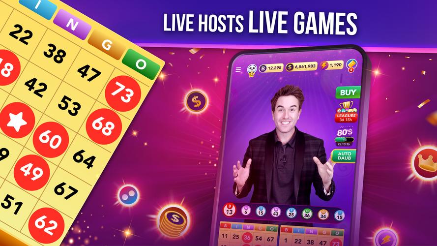 Live Play Bingo ภาพหน้าจอ 1