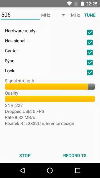 DVB-T Driver Schermafbeelding 1