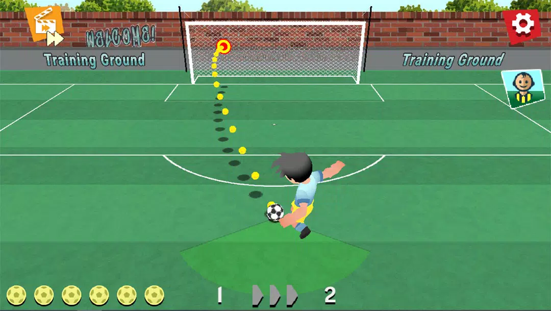 FreeKick Screamers - Football स्क्रीनशॉट 1