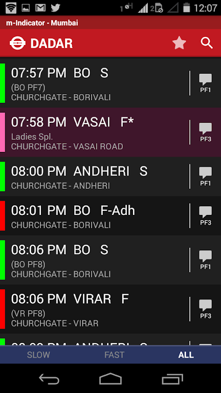 m-Indicator: Mumbai Local Скриншот 3