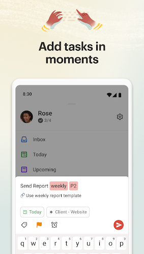 Todoist : to do list et agenda Capture d'écran 3