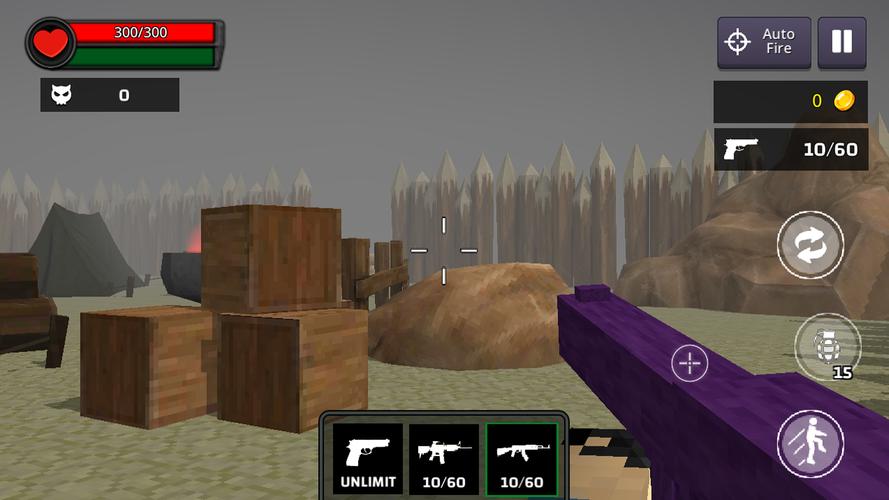 Pixel Gunner Capture d'écran 1