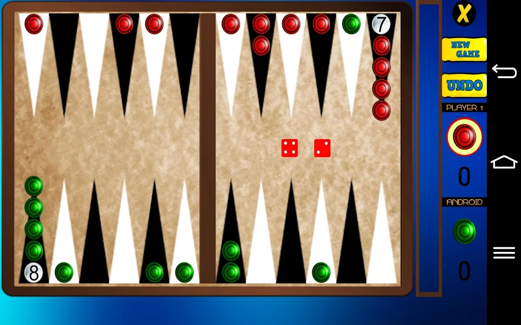 Narde - Long Backgammon by Clarka Apps Ảnh chụp màn hình 2