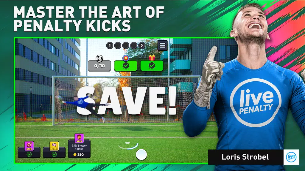 Soccer Penalty: Live Goalie Скриншот 1