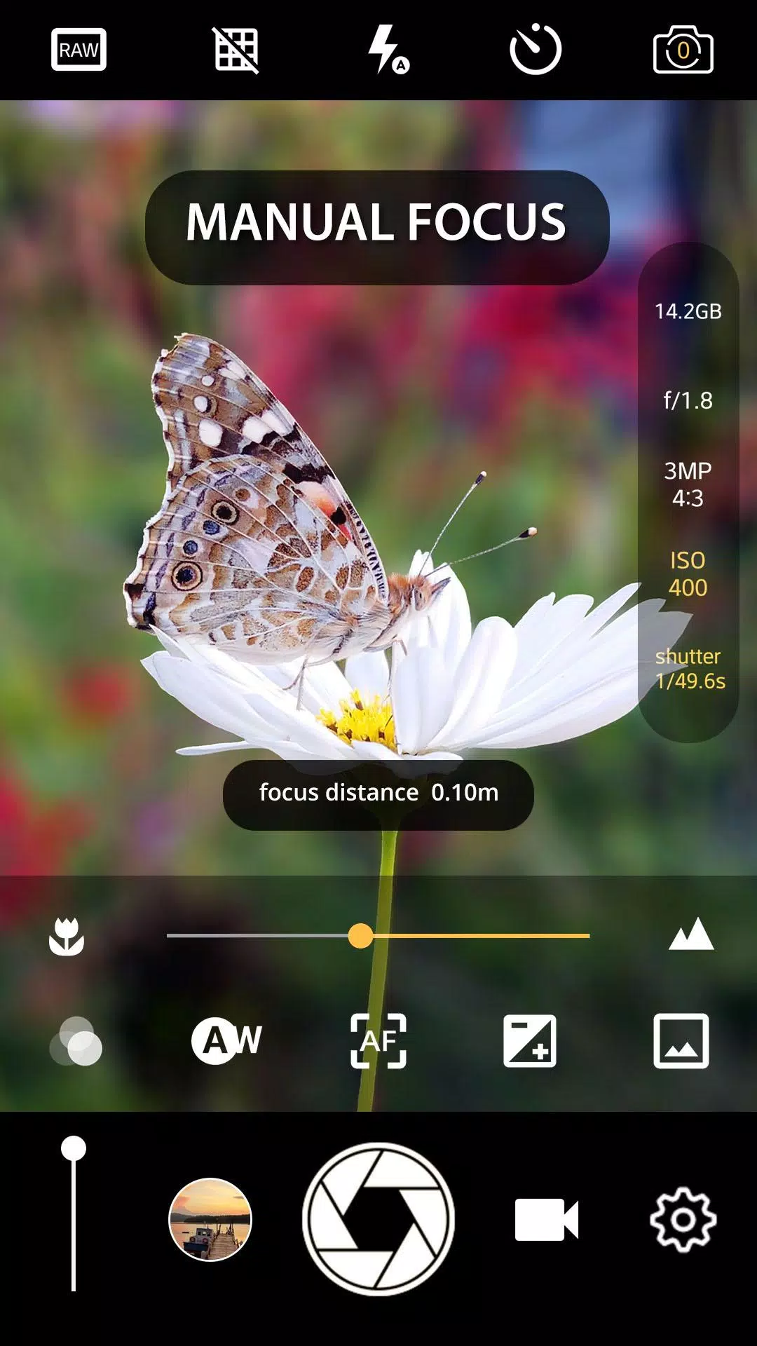 Manual Camera: DSLR Camera Pro स्क्रीनशॉट 1