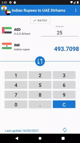 Indian Rupee to UAE Dirham Tangkapan skrin 0