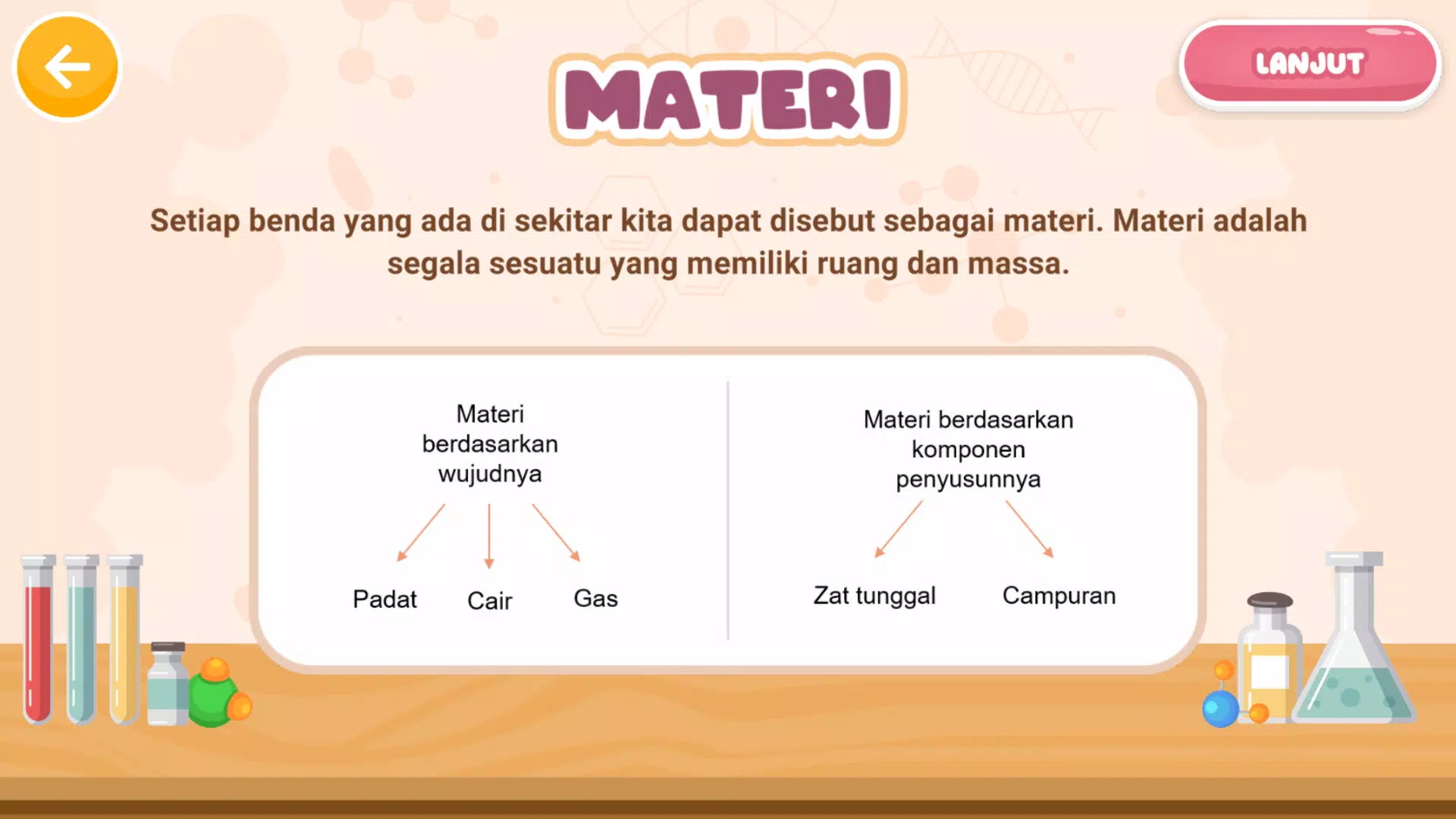 Zat Tunggal dan Campuran Schermafbeelding 2