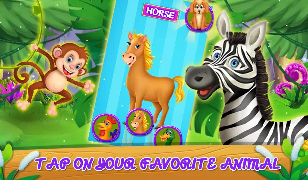 Learning Animal Sounds Games Скриншот 3