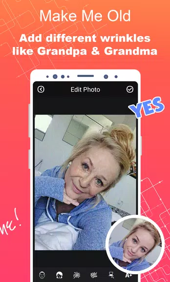 Make Me Old - Aged Face Maker 스크린샷 1