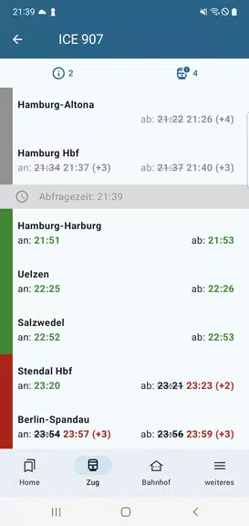 Ist mein Zug pünktlich? Captura de pantalla 0