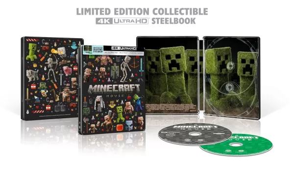 एक Minecraft Movie Limited Edition Steelbook 4K UHD