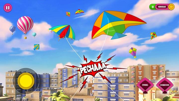 Pipa Combate Kite Flying 3D 螢幕截圖 0