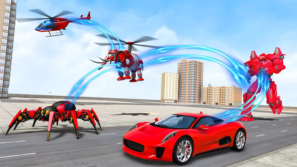 Spider Robot Games: Robot Car Скриншот 2