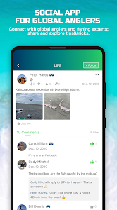 Rippton–Social  Fishing App, Fishing Map, Logbook ဖန်သားပြင်ဓာတ်ပုံ 1