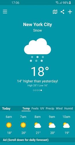 Weather Sky: Weather, Radar ภาพหน้าจอ 2