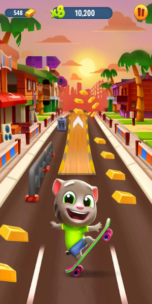 Talking Tom Gold Run Captura de pantalla 1