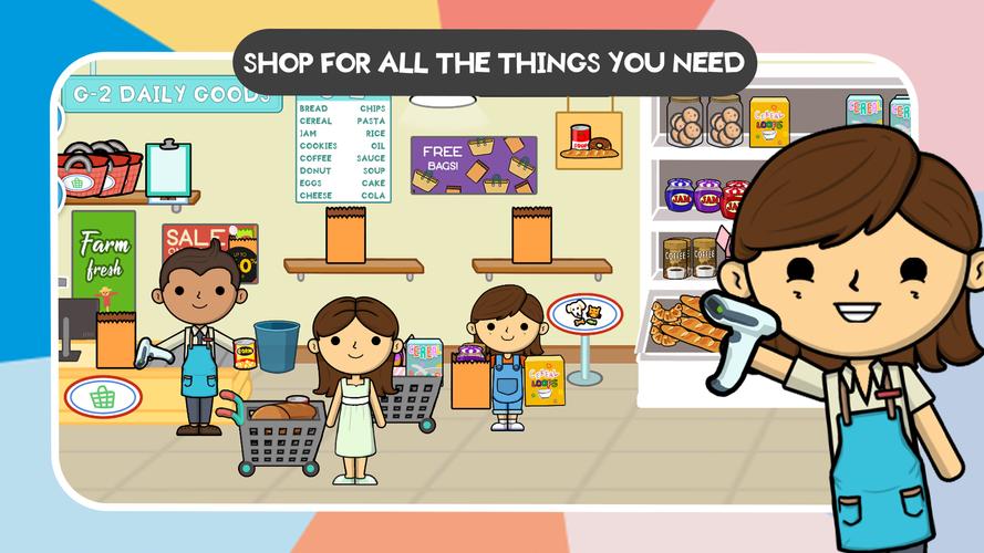 Lila's World: Grocery Store Captura de tela 2