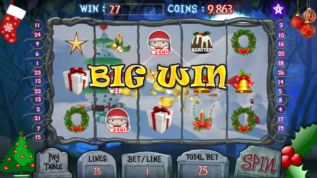 Christmas Jackpot : Real Casino Slot Master 777 स्क्रीनशॉट 3