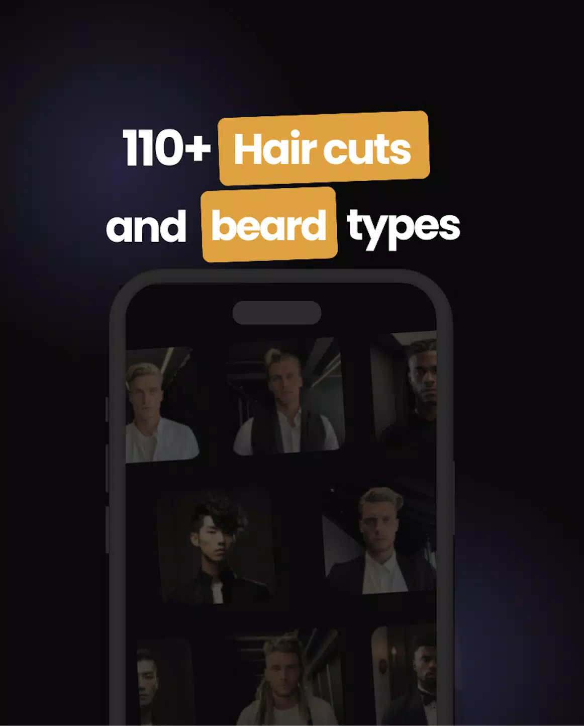 Men’s Hair Cuts & Hairstyles Schermafbeelding 0