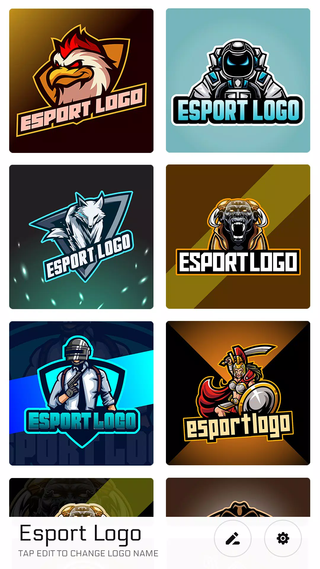 Schermata Esports Logo Gaming Logo Maker 1