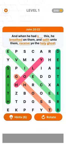 Bible Verse Search-Word Search 螢幕截圖 0