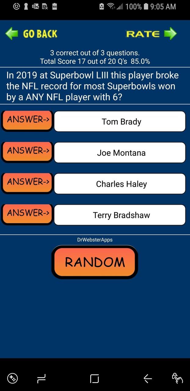 Trivia & Schedule Patriots Fan 스크린샷 3