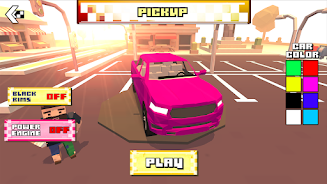 Blocky Car Racer - racing game Ekran Görüntüsü 2