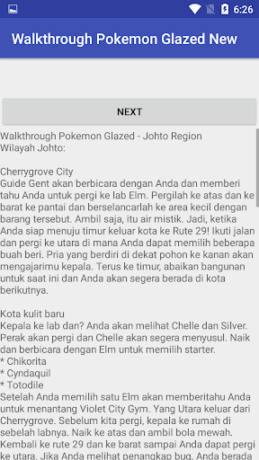 Walkthrough Pokemon Glazed New Schermafbeelding 2