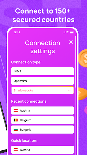 InstaVPN Capture d'écran 1