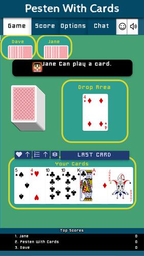 Pesten With Cards Скриншот 0