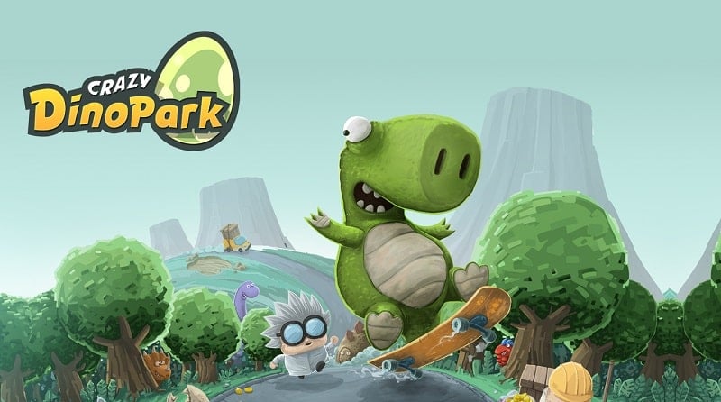 Crazy Dino Park Zrzut ekranu 0