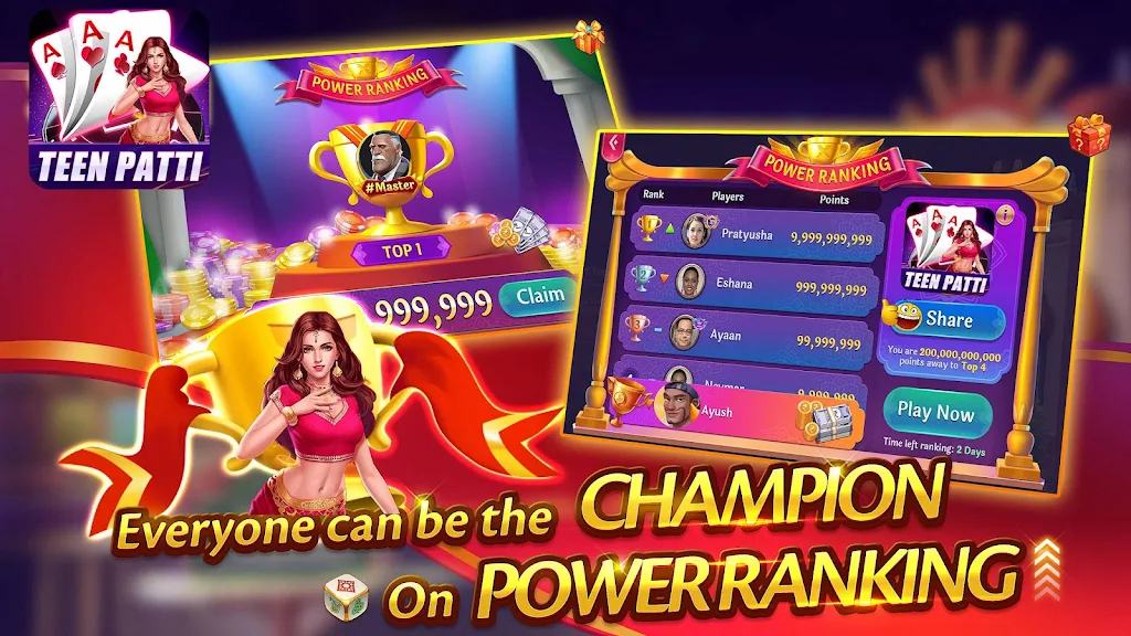 Teen Patti Indian 3 Patti Game Schermafbeelding 0