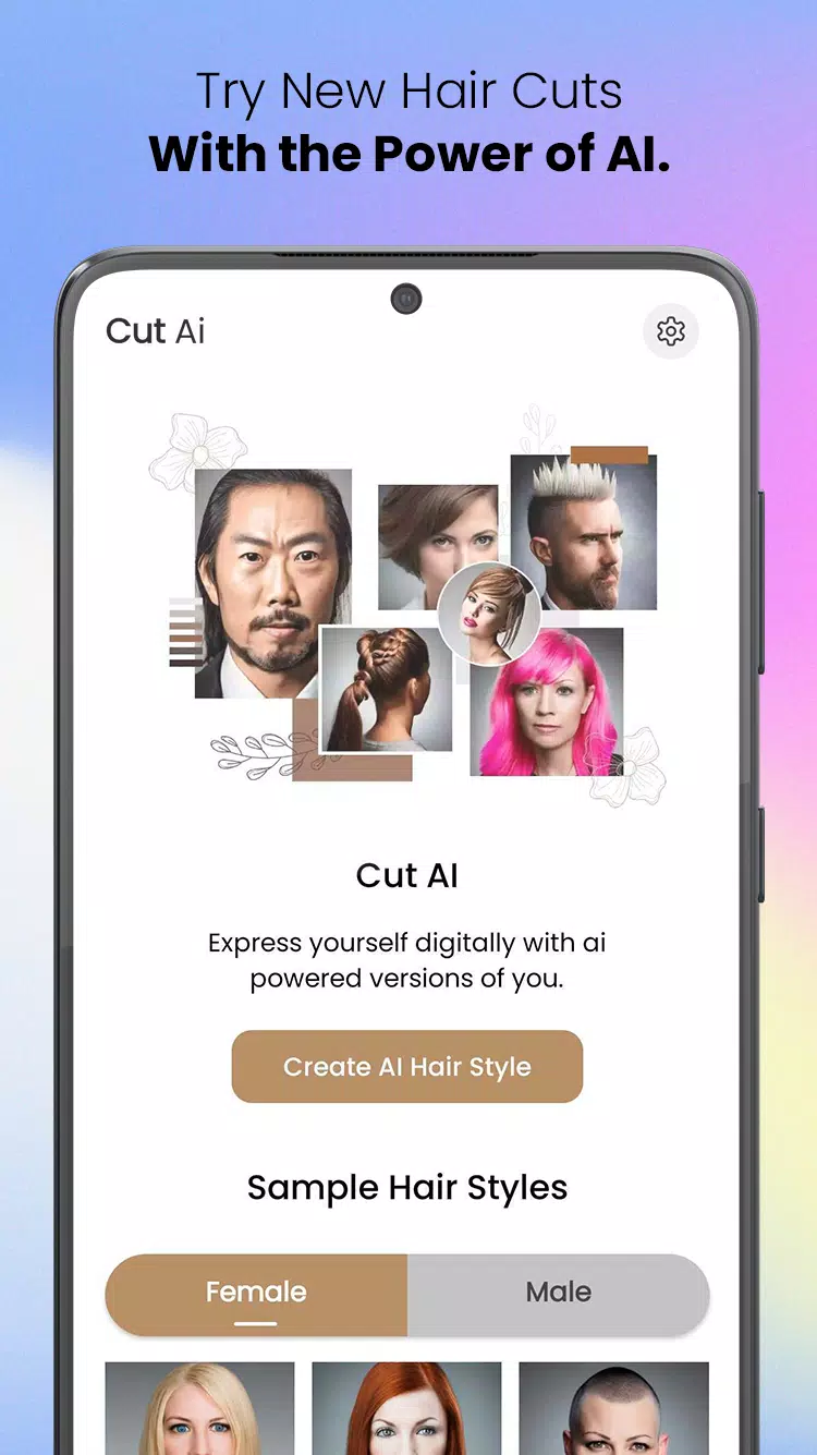 CutAI - AI Hair Style Changer Capture d'écran 0