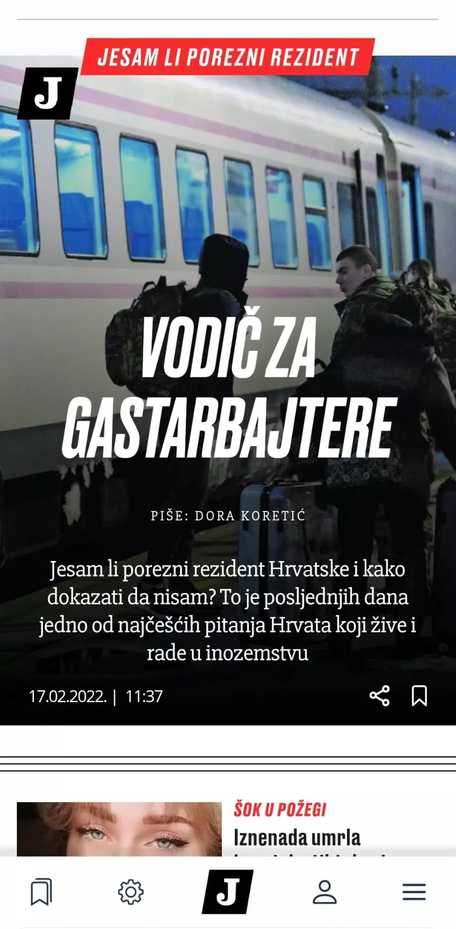 Jutarnji list应用截图第0张