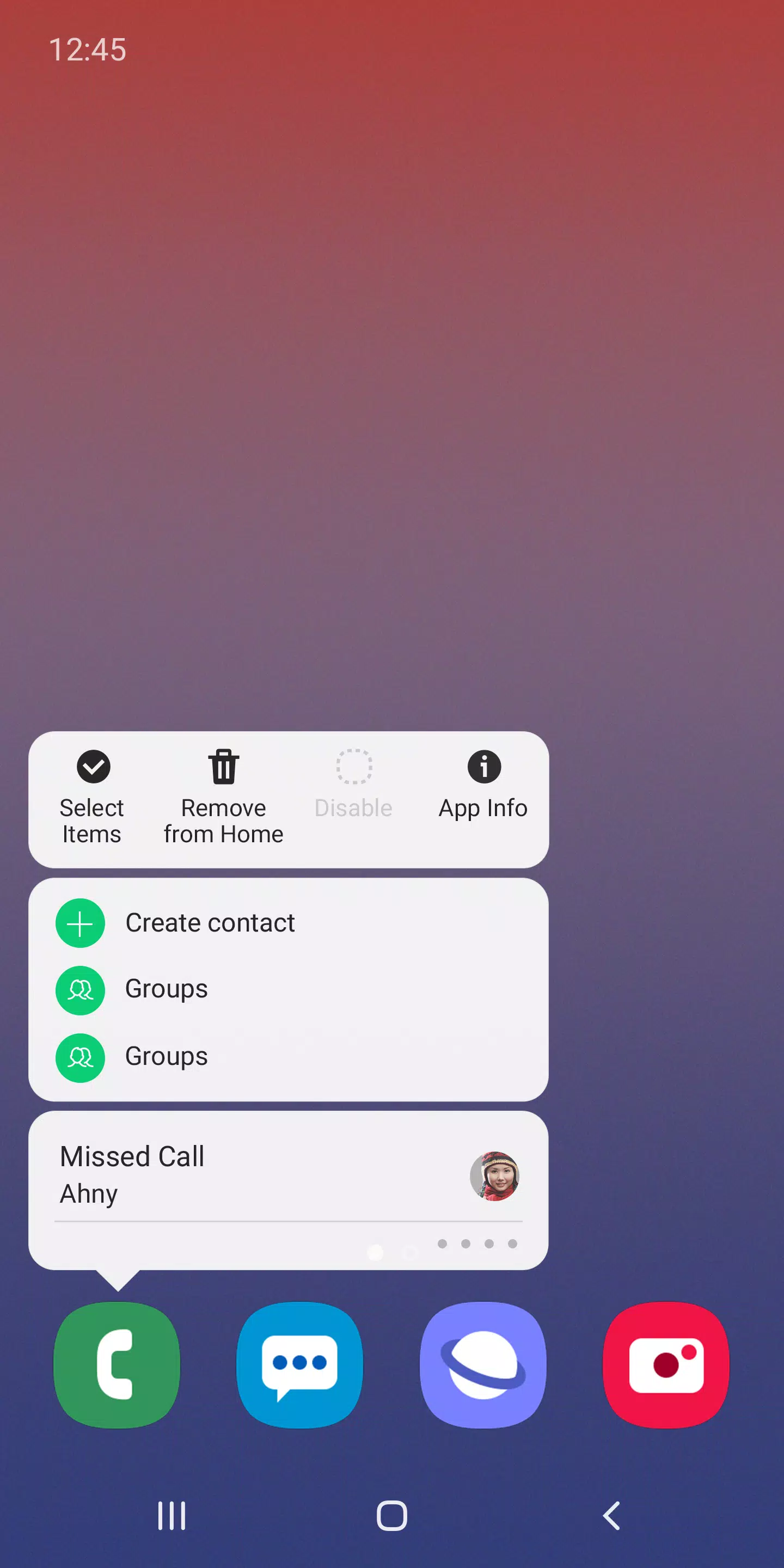 Samsung One UI Home Schermafbeelding 2