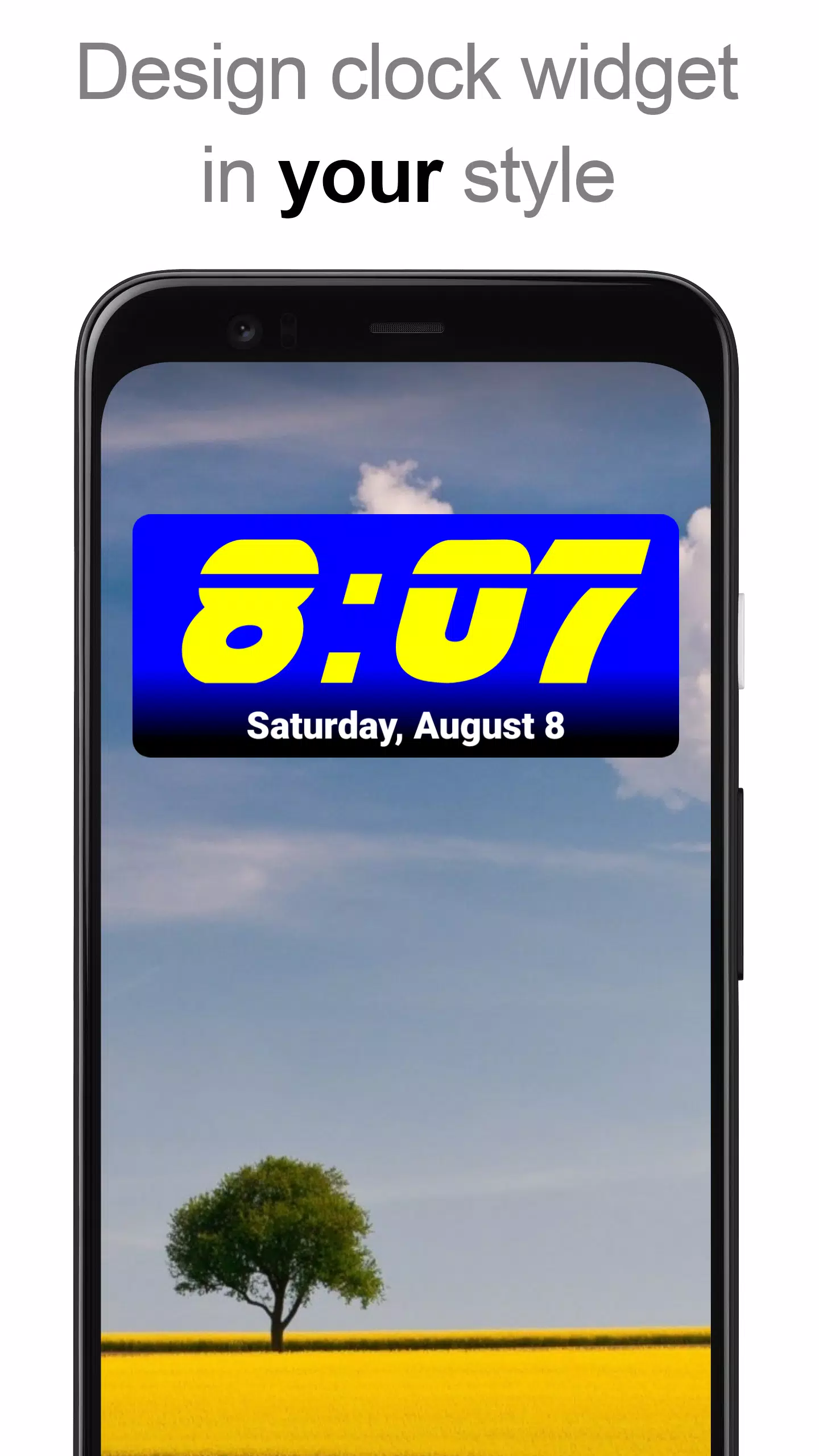 DIGI Clock Widget 螢幕截圖 1