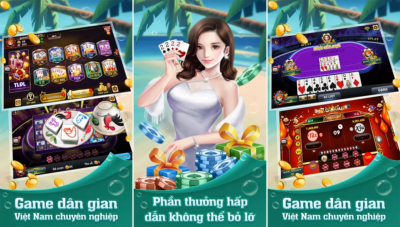 4Play - Tiến Lên Miền Nam Online Zrzut ekranu 0