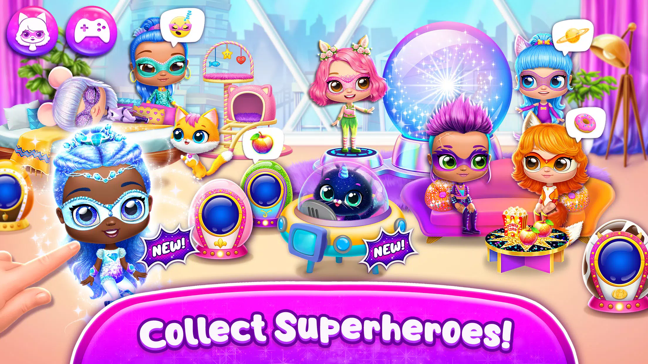Power Girls - Fantastic Heroes Zrzut ekranu 0