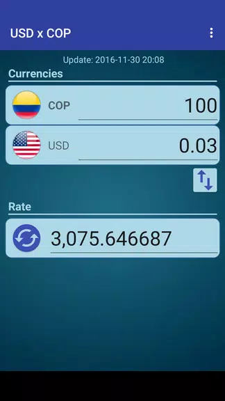 Schermata US Dollar to Colombian Peso 1