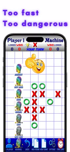 TicTacToe AI - 5 in a Row Ảnh chụp màn hình 1