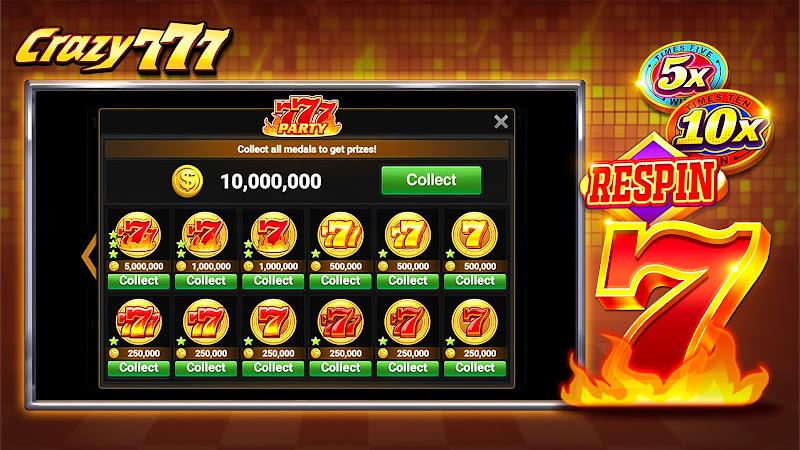 Crazy 777 Slot-TaDa Games 스크린샷 2