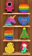 Pop it Antistress puppet game 스크린샷 1