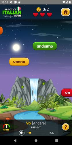 Learn Italian Verbs Game スクリーンショット 0